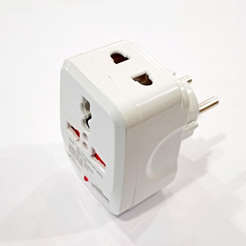 Универсальный адаптер 2в1, переходник+зарядка USB  / NK-823/ 7043