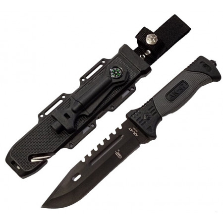 Нож охотничий AK-47 Black 182-1