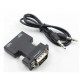Конвертер перехідник MZH HDMI - VGA AUX / 6737