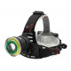 Налобный фонарь PL106, 2х18650, T6+Cob, Zoom