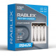 Зарядное устройство Rablex RB426, 4xАА,ААА, 2A, Type-c