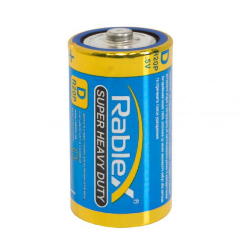 Батарейка Rablex R14 D 1.5V соляна