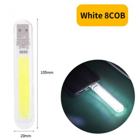 USB LED підсвітка-лампа для ноутбука, повербанка USB RB443 COB, 9207