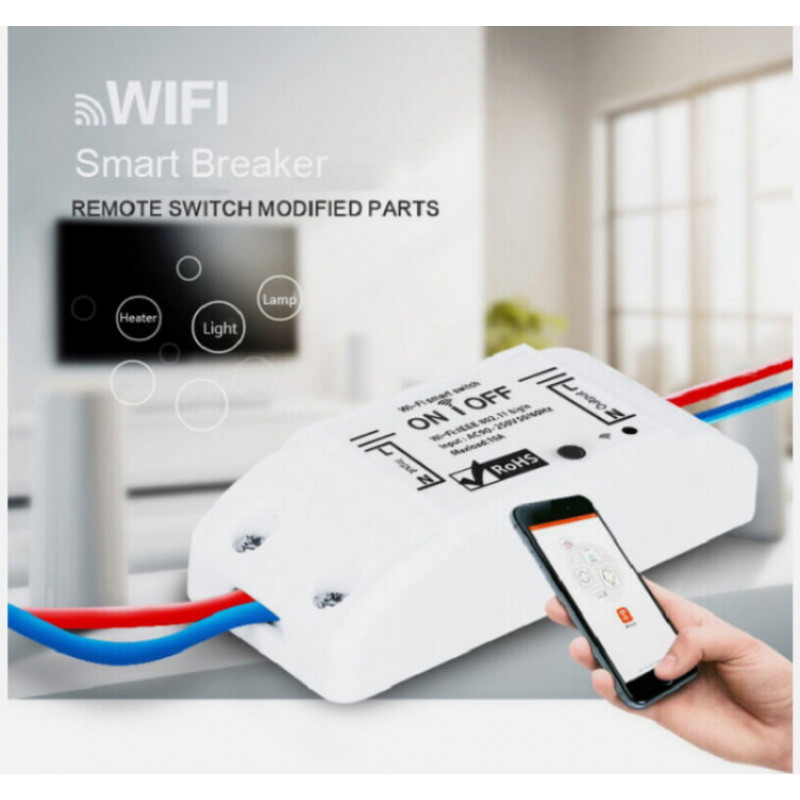 Умное Wi-Fi реле Smart Home 10A, 4982