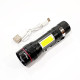 Ручний ліхтар X-Balog Police BL-520, Li-ion, T6+Cob, Zoom, ЗУ USB