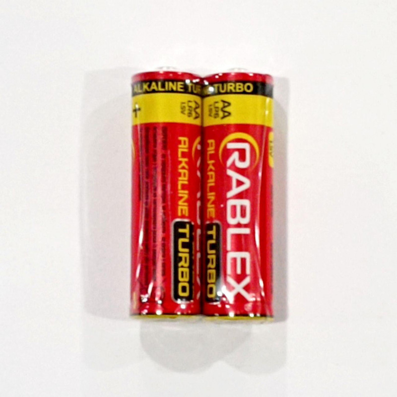 Батарейка Rablex LR6/AA/2pc/TURBO / Alkaline / БЕЗ БЛИСТРА