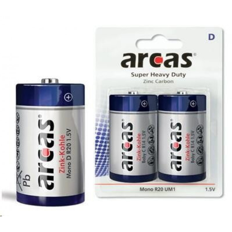 Батарейка ARCAS R20 1.5V