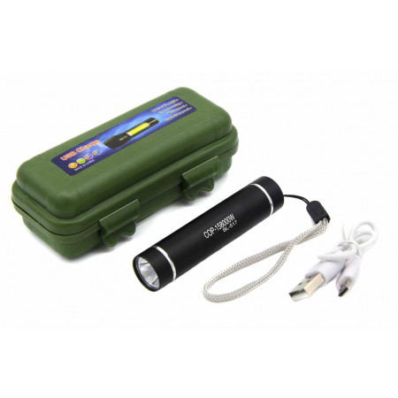 Ручний ліхтар Police BL-517, XPE, ЗУ microUSB