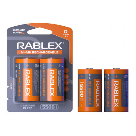 Акумулятор Rablex HR20 Ni-MH 5500mAh 1.2V