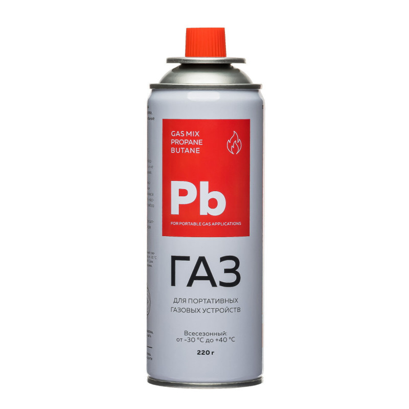 Газ для горелки / кемпинга Aerosollab Pb GAS MIX Пропан бутан / 220г / -30 до +40
