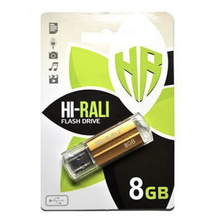 USB флеш накопитель Hi-Rali 8GB/ HI-8GBCORBR (Гарантия 3года)