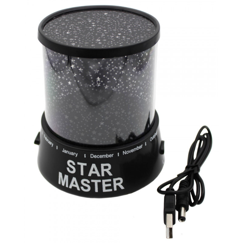 Ночник настольный светильник проектор Star Master USB / H-28305/ Gizmos