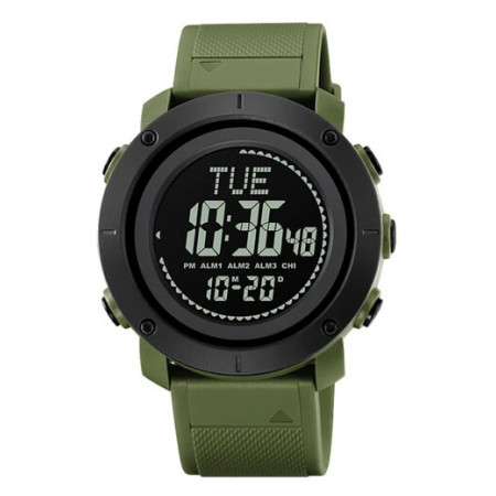 Часы наручные SKMEI 2095AG, ARMY GREEN, Compass, 10305
