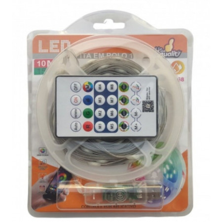 Лента светодиодная LED RGB APP 10M bluetooth, 9609