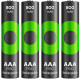 Акумулятор GP Recyko Pro 800mAh Eco, Ni-MH AAA, 1.2V, 2.4A, LSD70-5, коробка 4 шт.