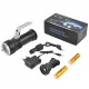 Ручной фонарь Police S912-XPE+COB, Белый, Красный, 2x18650, zoom, ЗУ 220V, 12V