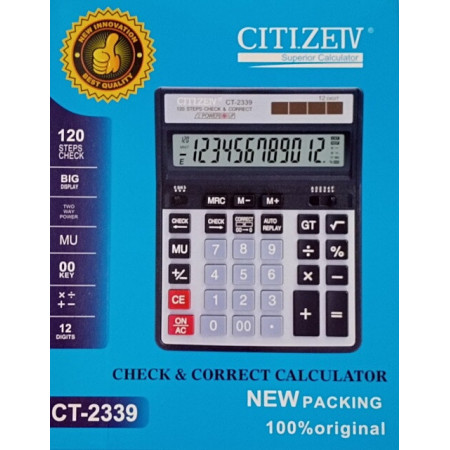 Калькулятор CITIZEIV CT-2339