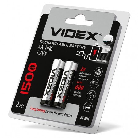Акумулятор VIDEX HR6 AA Ni-MH 1500mAh 1.2V 1 шт.