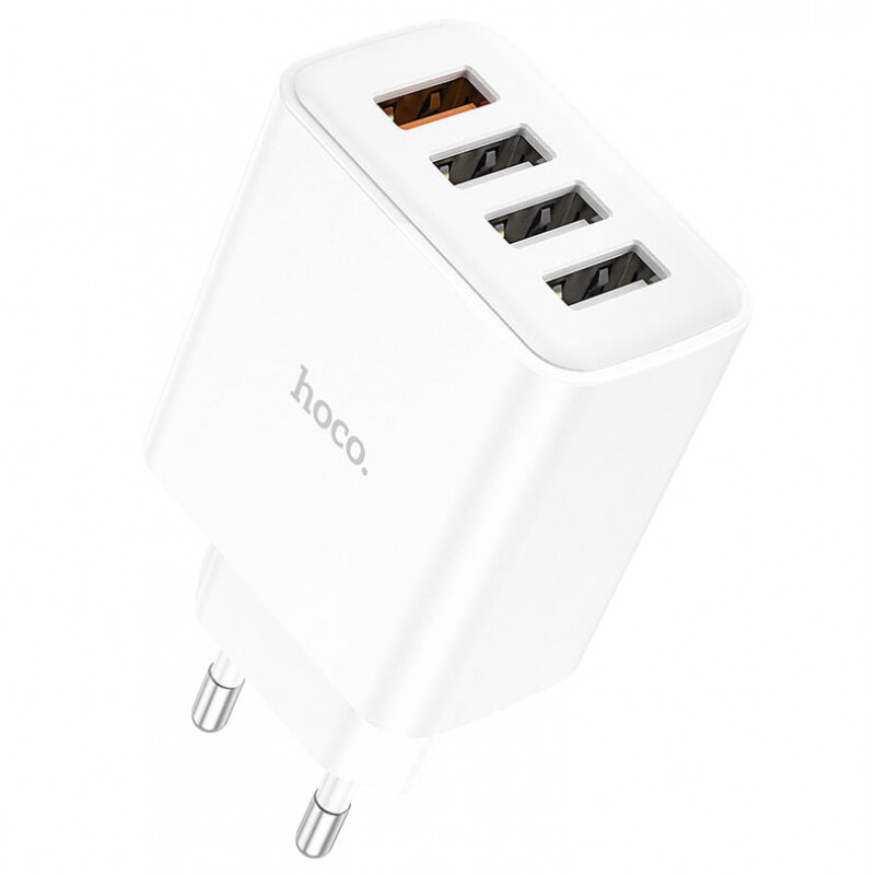 СЗУ Мережева Зарядна Устрій USB x 4 Hoco C102A