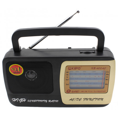 Радіоприймач кипо Kipo KB-408AC, AM/FM/TV/SW1.5W2 перший сорт