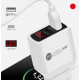 СЗУ Мережева зарядна пристрій PD PKG034, 2*USB, QC3.0, 25W, LED