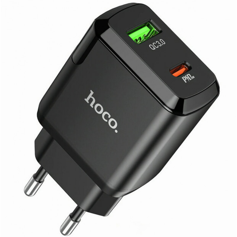 СЗУ Сетевое Зарядное Устройство Hoco N5, быстрая зарядка 20W