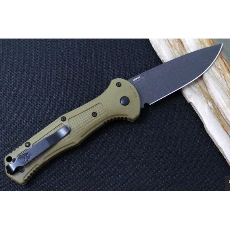 Нож выкидной Benchmade K2042, 440 - Olive