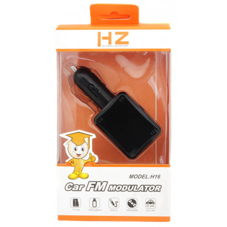 FM Модулятор для Авто HZ H16, Bluetooth, MP3, USB, AUX