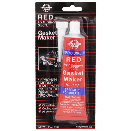 Герметик силикон Gasket Maker RED красный 85гр. Interhim S&G