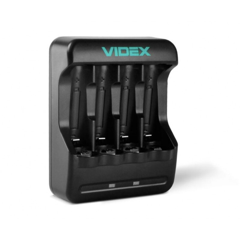 Зарядний пристрій 4x18650 / від USB / Videx N401