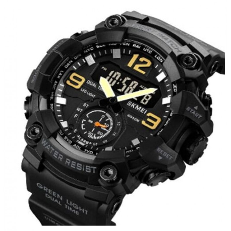 Часы наручные SKMEI 1965BK, BLACK, 9777