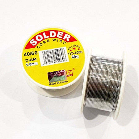 Припой Олово для пайки SOLDER 1мм, 60г.