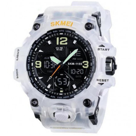 Часы наручные SKMEI 1155BWT, WHITE, 9735