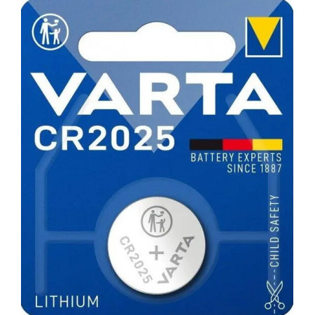 Батарейки-Таблетки Varta CR2025 / 3V блістер 1 шт.