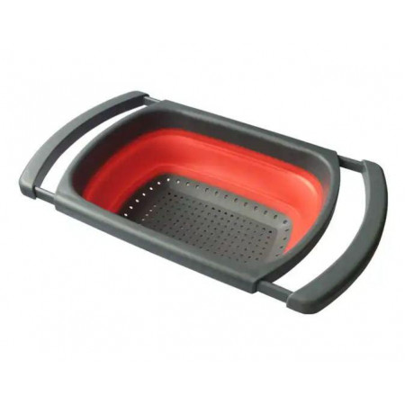 Складной силиконовый дуршлаг COLLAPSIBLE FILTER BASKETS 38см Большой