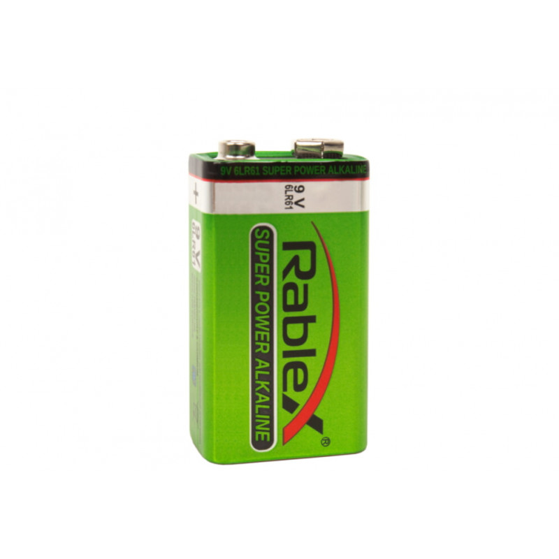 Батарейка Rablex Super Power Alkaline Крона 6F22 / 9V