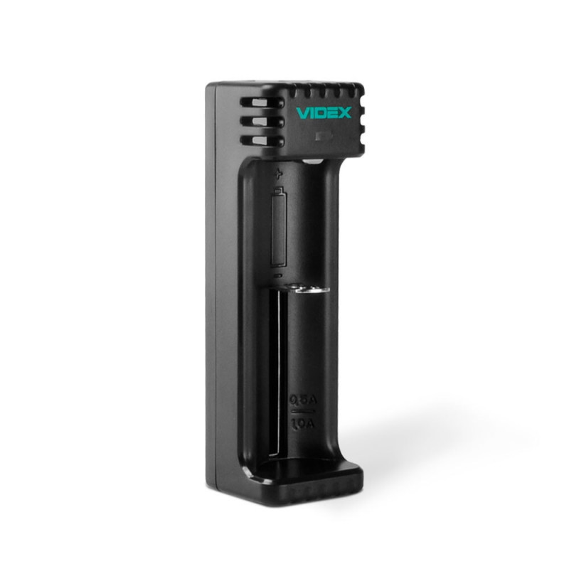 Зарядний пристрій 1x18650 і ін. / від USB / Videx VCH-U101
