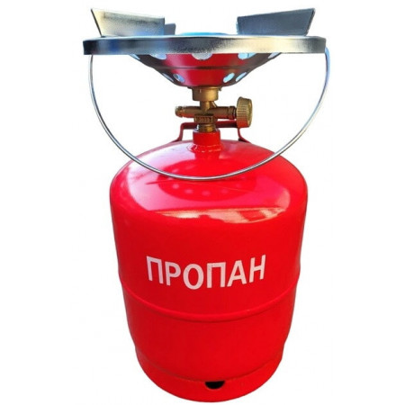 Газовый комплект Кемпинг плита (горелка) + газовый балон 8л