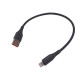 Кабель USB - Lightning iPhone  короткий / Силиконовый / 30см