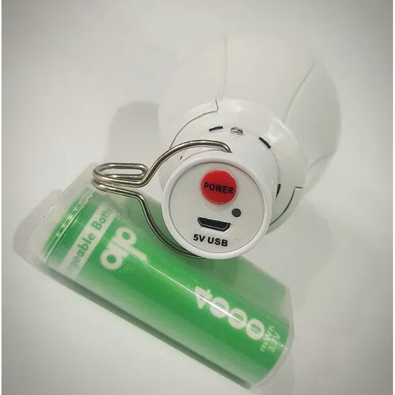 Ліхтар для кемпінгу FA-3820 USB з гачком, акумуляторна лампа 20W