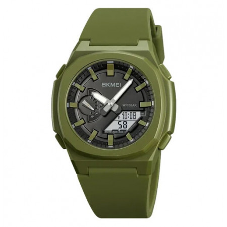 Часы наручные SKMEI 2091AGWT, GREEN-WHITE, 10302