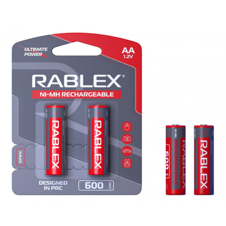 Акумулятор Rablex HR6/AA Ni-MH 600mAh 1.2V 1 шт.