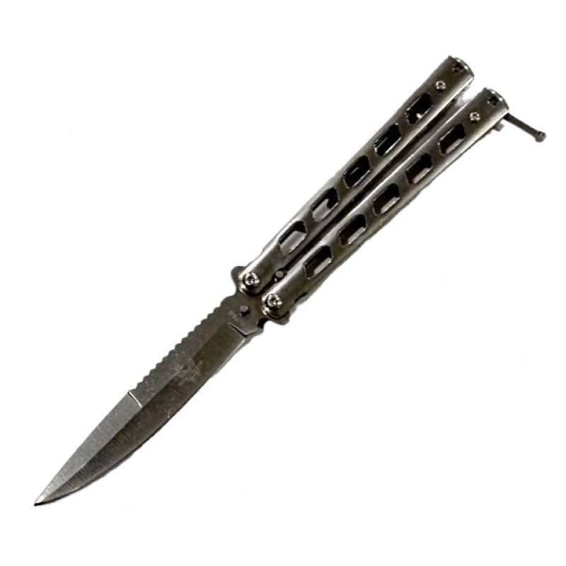 Ніж метелик A1010 Silver