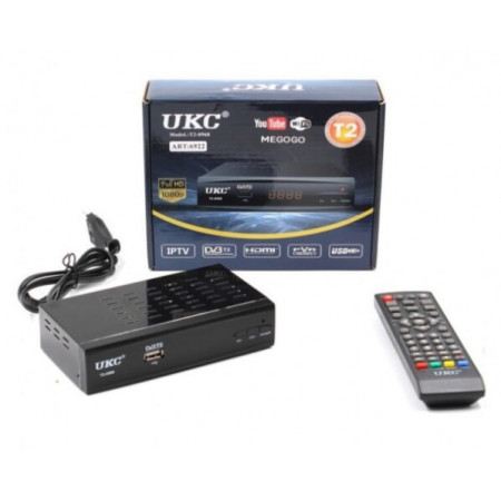 ТВ-ресивер тюнер DVB-T2 0968 метал /wifi / 6922