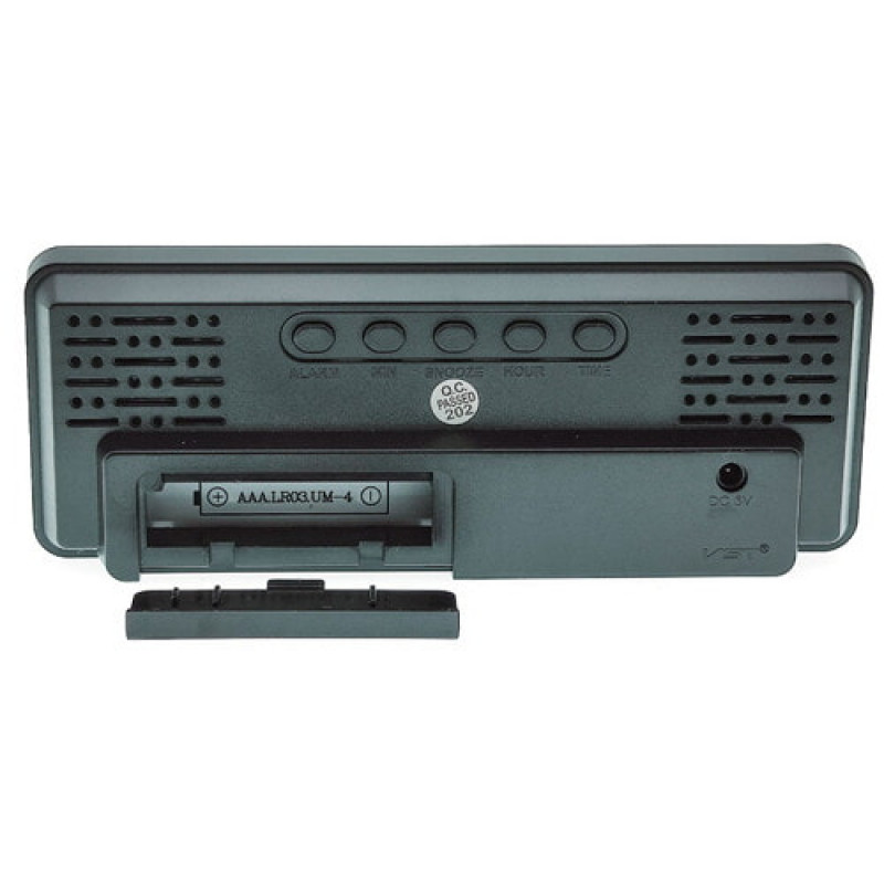 Годинники електронні VST-898 синій, температура, USB