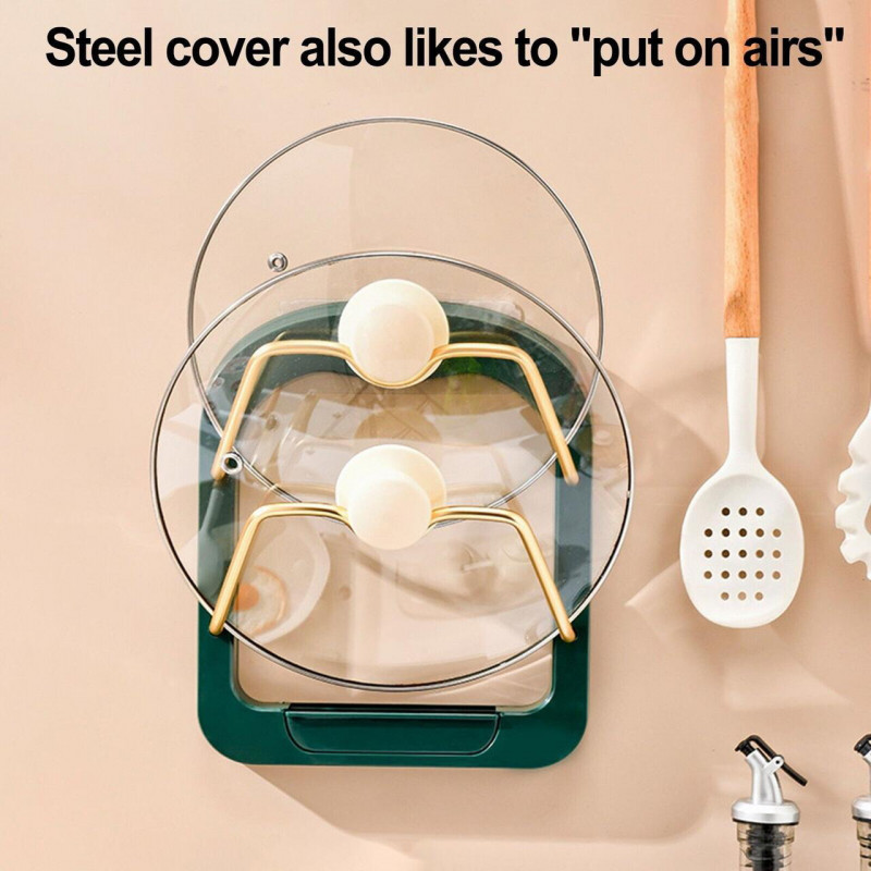 Подставка под крышки кастрюль на стену Kitchen pot cover rack 8649