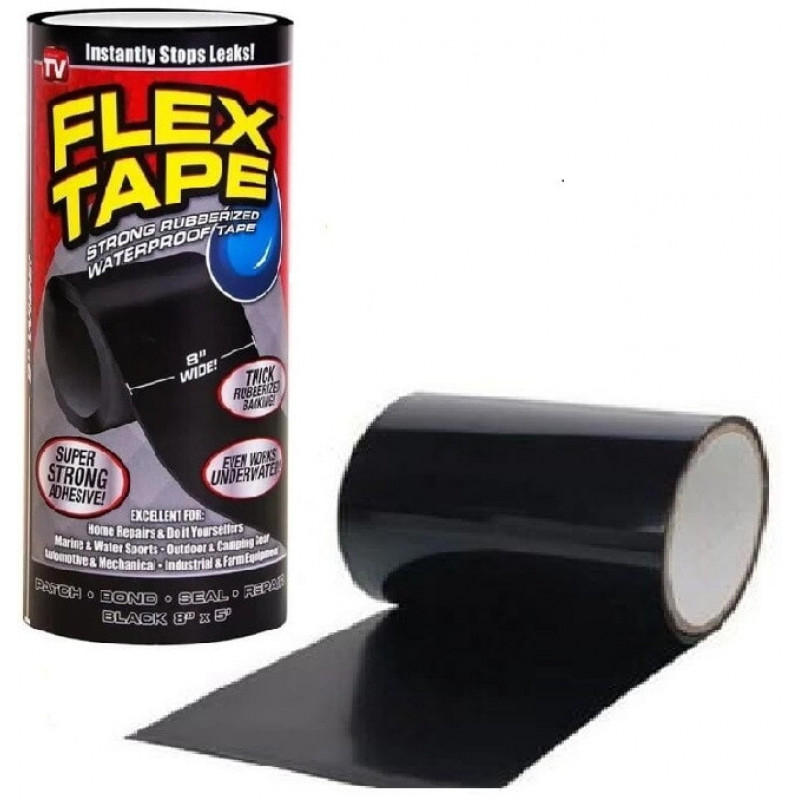 Сверхміцний скотч - стрічка Flex Tape 12*10 30 см. 5517