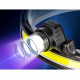 Налобный фонарь RB150, акк, micro usb, zoom, диодная лента