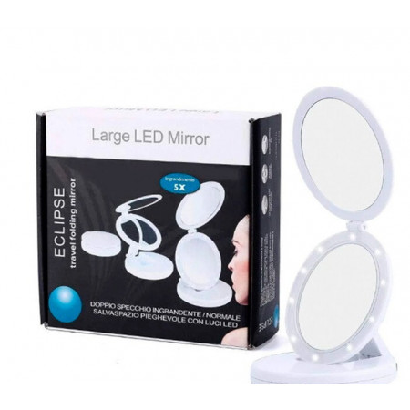 Дзеркало Косметичне Large LED Mirror 5X з підсвіткою