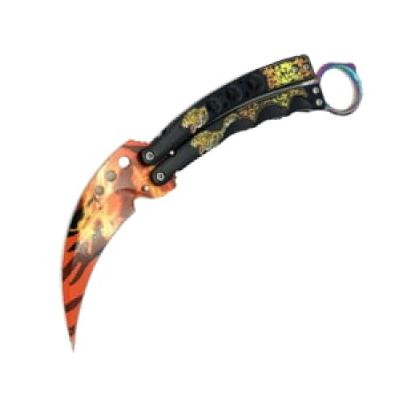 Ніж метелик Dif CSGO A879 Оранжевий